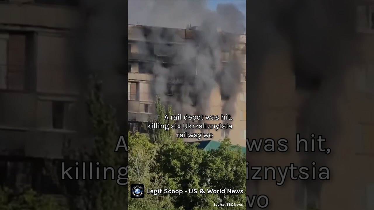 Russian Strike Kills 12 in Kyiv, Including Rail Workers