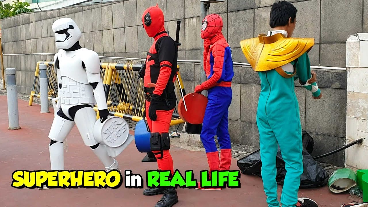 Behind the scenes || Superheroes in Real Life