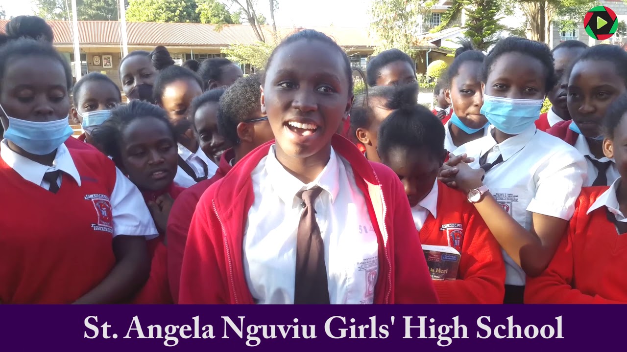 St Angeles Nguviu Girls' Finishing Strong Power @Wambugutv @annewamurathaofficial666