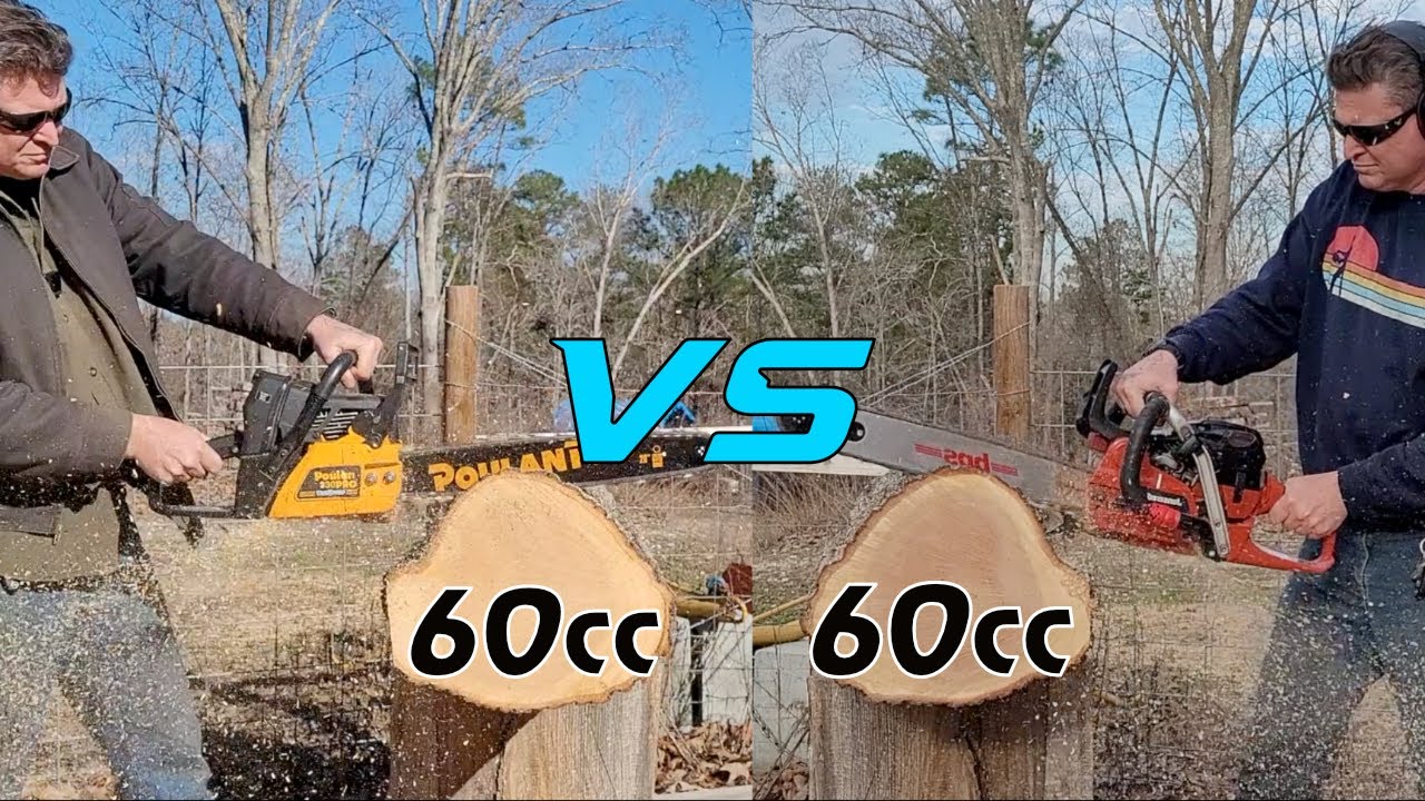 Jonsered 2258 vs Poulan Pro 60cc 330, Super 380, 3750 Husqvarna 555