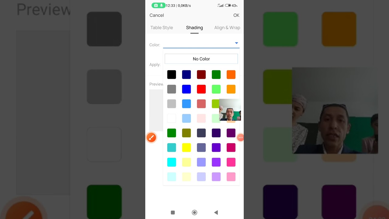 WPS OFFICE DASTURIDA JADVAL YARATISH VA FORMATLASH