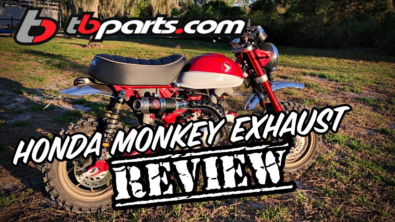 TB Parts Monkey 125 Performance Exhaust 3 REVIEW AND TEST RIDE | New budget exhaust with big sound?
