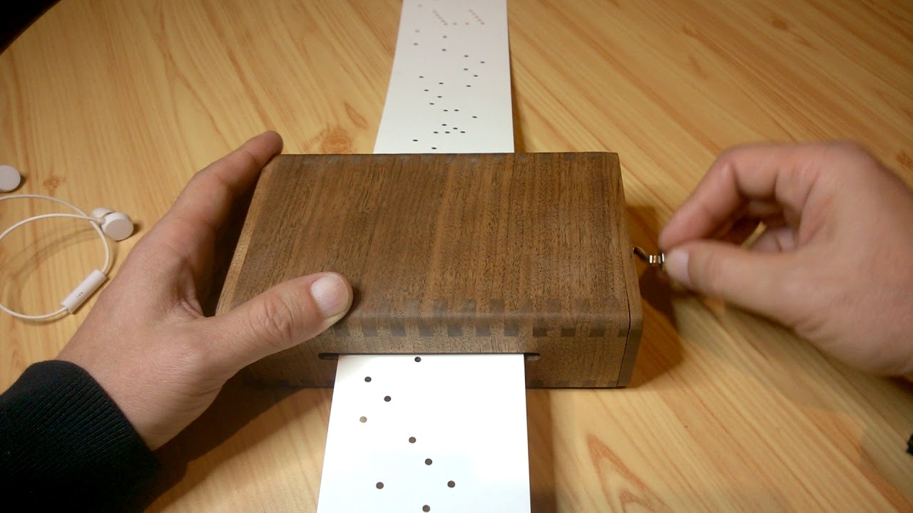 The phantom of the opera, 30 note music box playing paper tapes