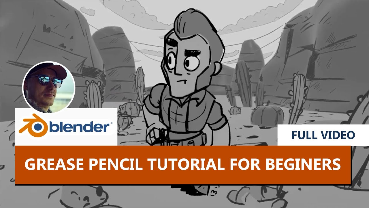 Greace Pencil Cinematic in Blender for Beginers | All Parts in one video | 2023 | Storyboarding