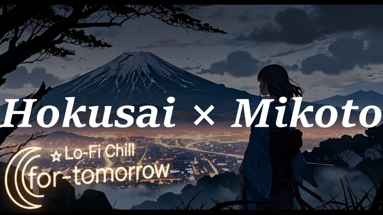 Mikoto’s Journey through Hokusai — Soshu Ooyama ⛰️｜Lo-Fi Ukiyo-e Experience