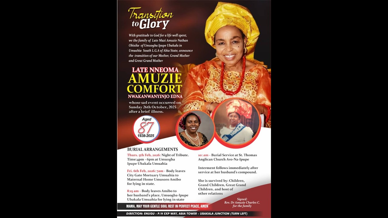 TRANSITION TO GLORY