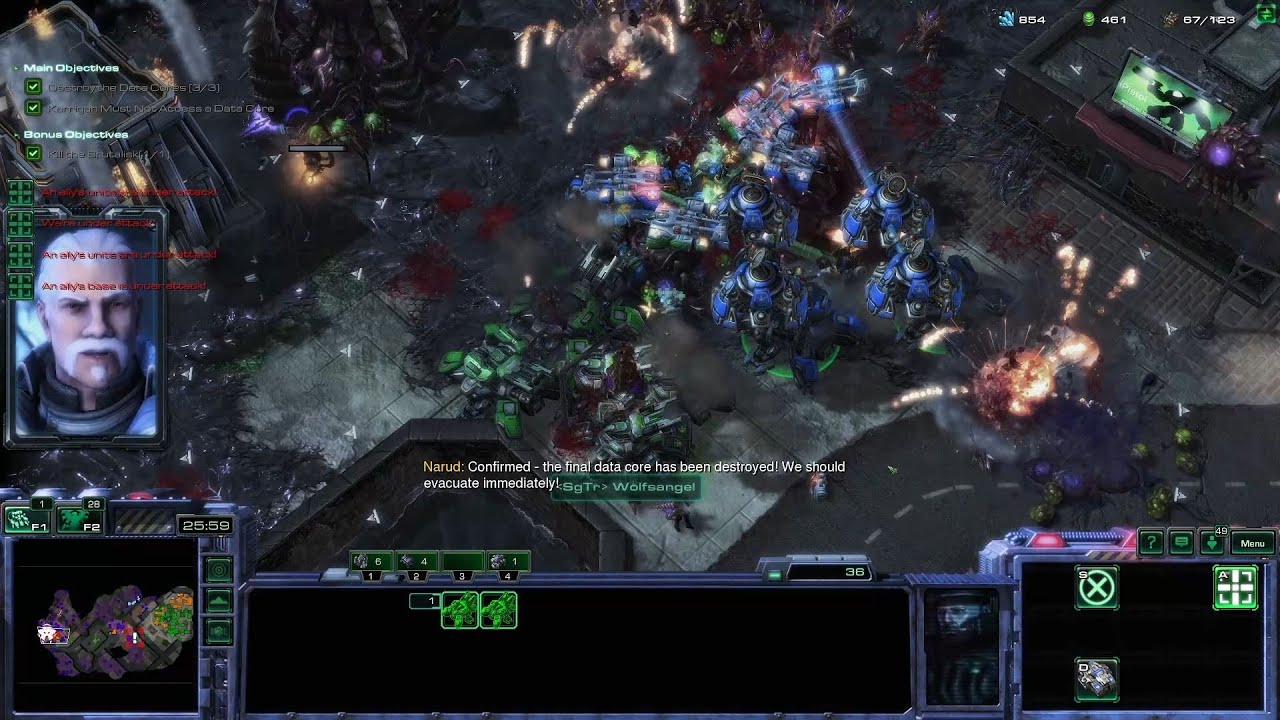 Raynor helps Dr. Narud against Kerrigan