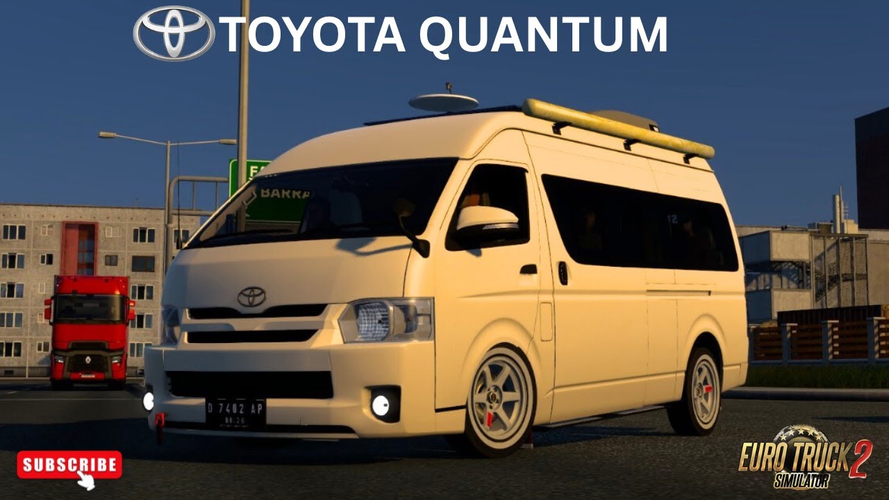ETS2 | Taking My Toyota Quantum for a Full Service 🚐🔧 | Smooth Journey Ahead!