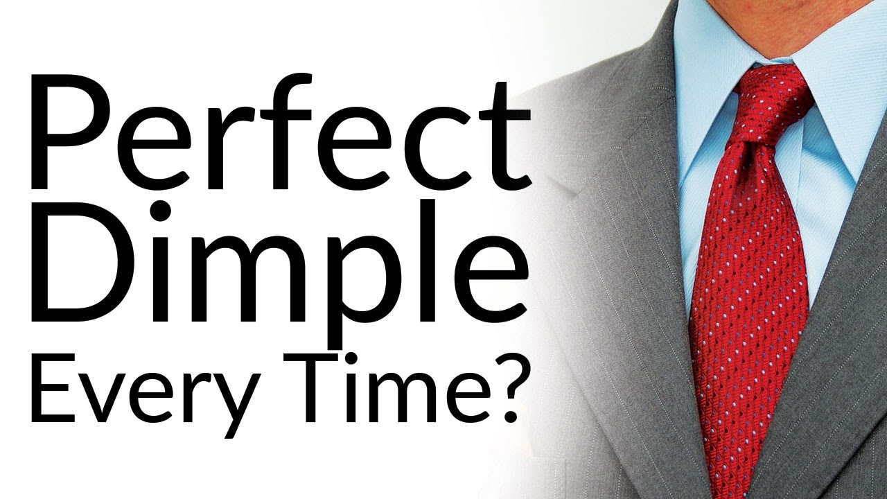 2 Ways To Tie A Dimple In Your Necktie EVERY TIME | Perfect Neck-Tie Dimples With ANY Knot