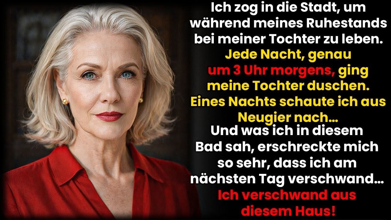 Meine Tochter duschte jeden Morgen heimlich um 3 Uhr – eines Nachts beobachtete ich sie und sah …
