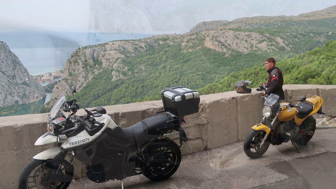 2018 Mit dem Motorrad von Omis auf den Sveti Jure