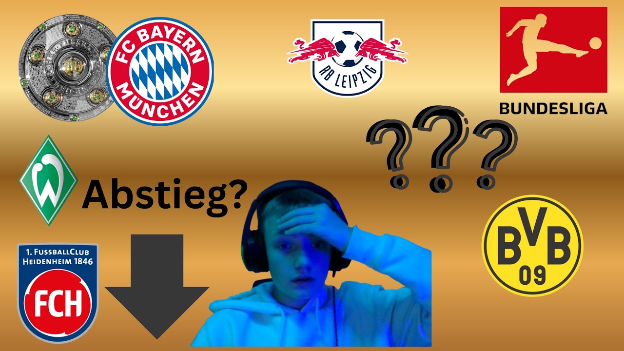 Wer wird Meister?Wer steigt ab? Meine Bundesliga Prognose 25/26