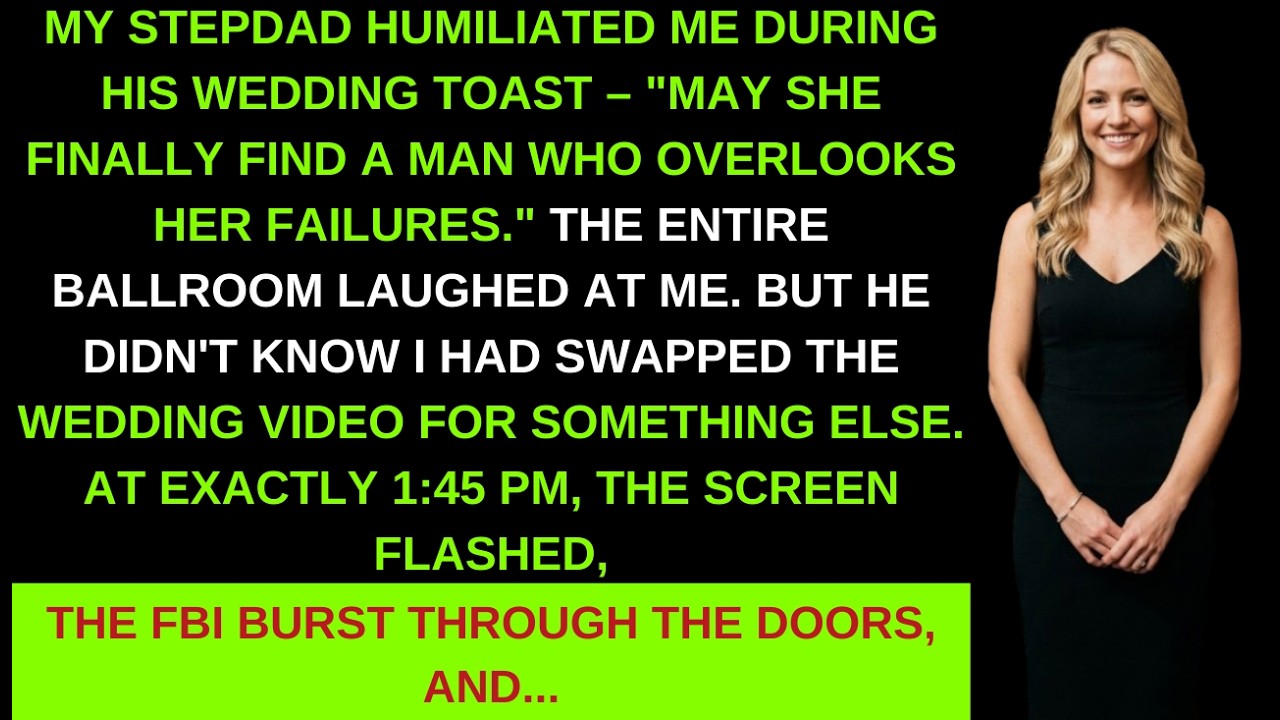 He Humiliated Me at My Sister’s Wedding… Then the FBI Interrupted His Toast