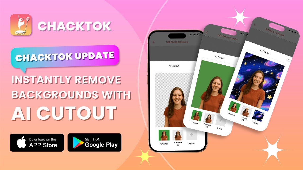 ChackTok Update: Instantly Remove Backgrounds with AI Cutout