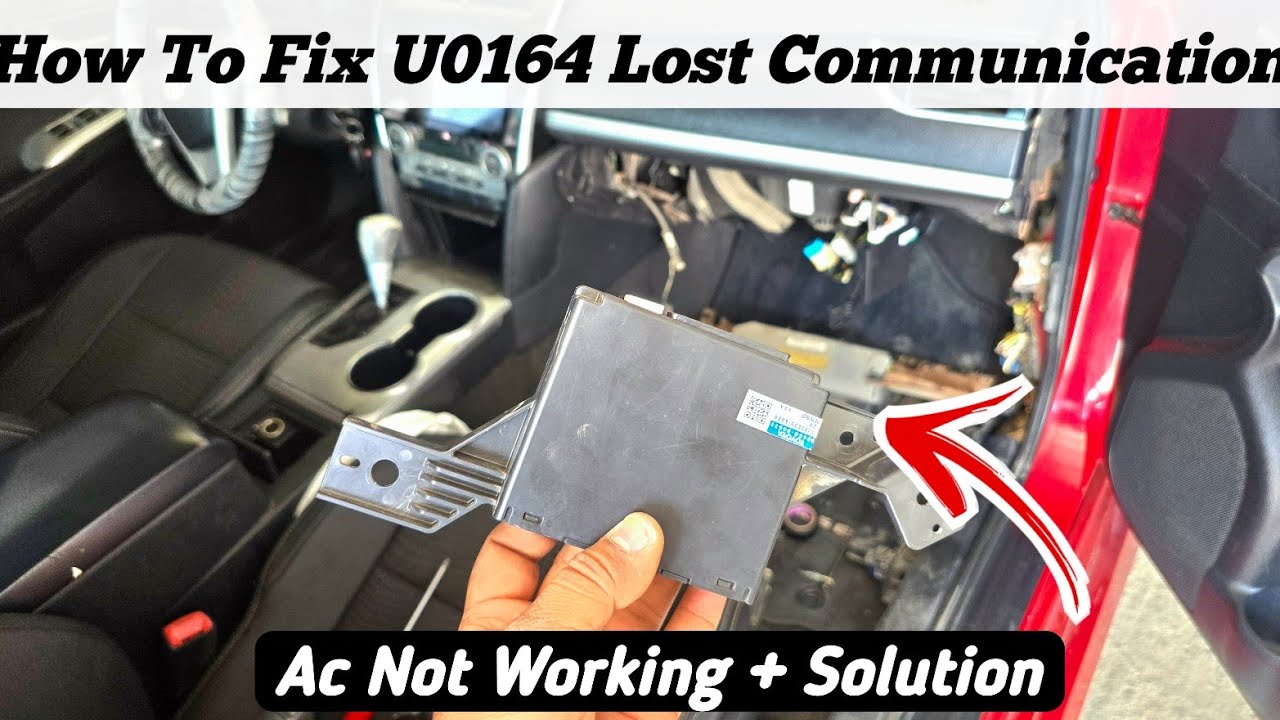 U0164 Lost Communication with HVAC / AC Control Module Fixed 💯 || Wiring Diagram + Solution 🔥