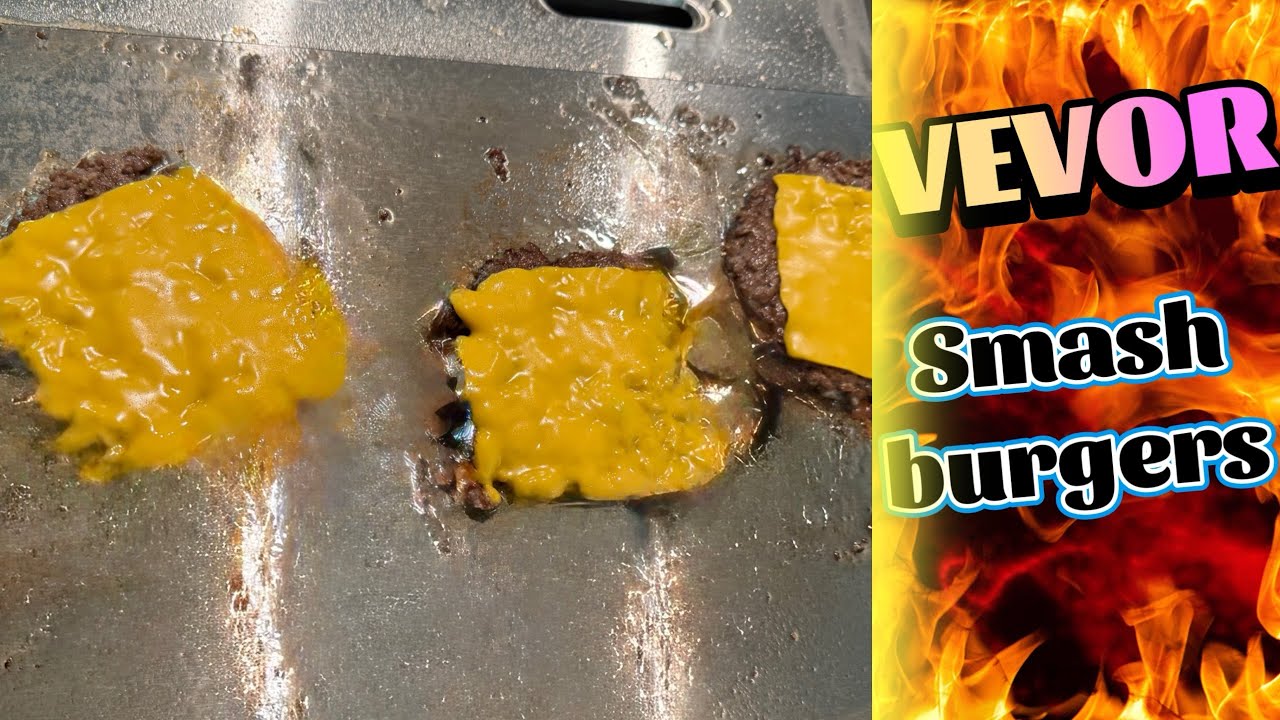 Smash Burgers on the VEVOR Commercial Style Griddle!