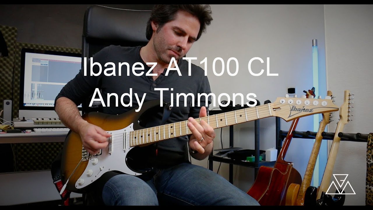 Ibanez Andy Timmons AT100 cl demo by martial allart