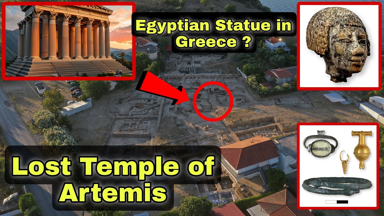 Lost Temple of Artemis Discovered Full Of Artifacts and Egyptian Statue!