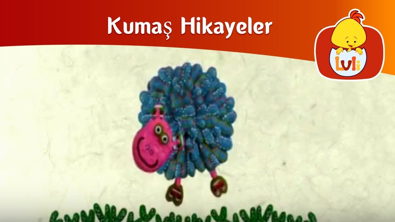 Kumaş Hikayeler - Aslan ve koyun, çocuklar için