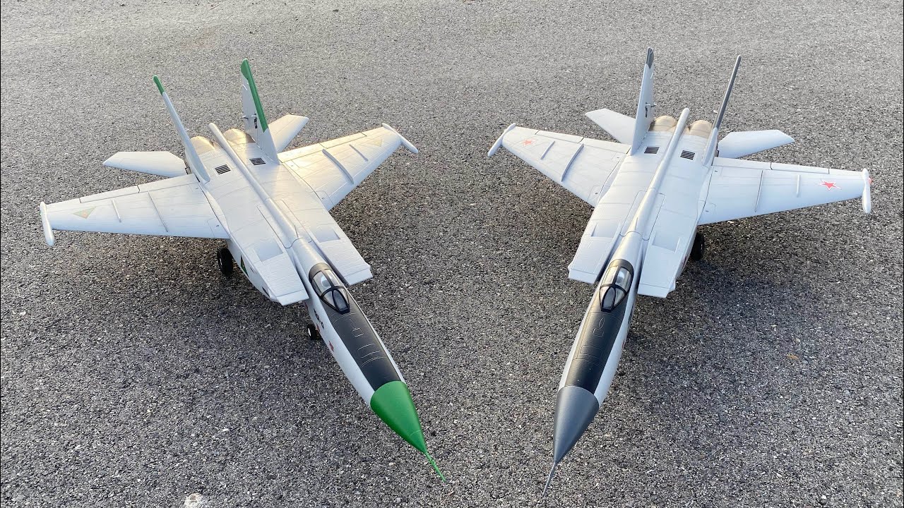 Mig-25 FOXBAT twin 64mm EDF from Fly Fans   First in the USA, MAIDEN FLIGHT