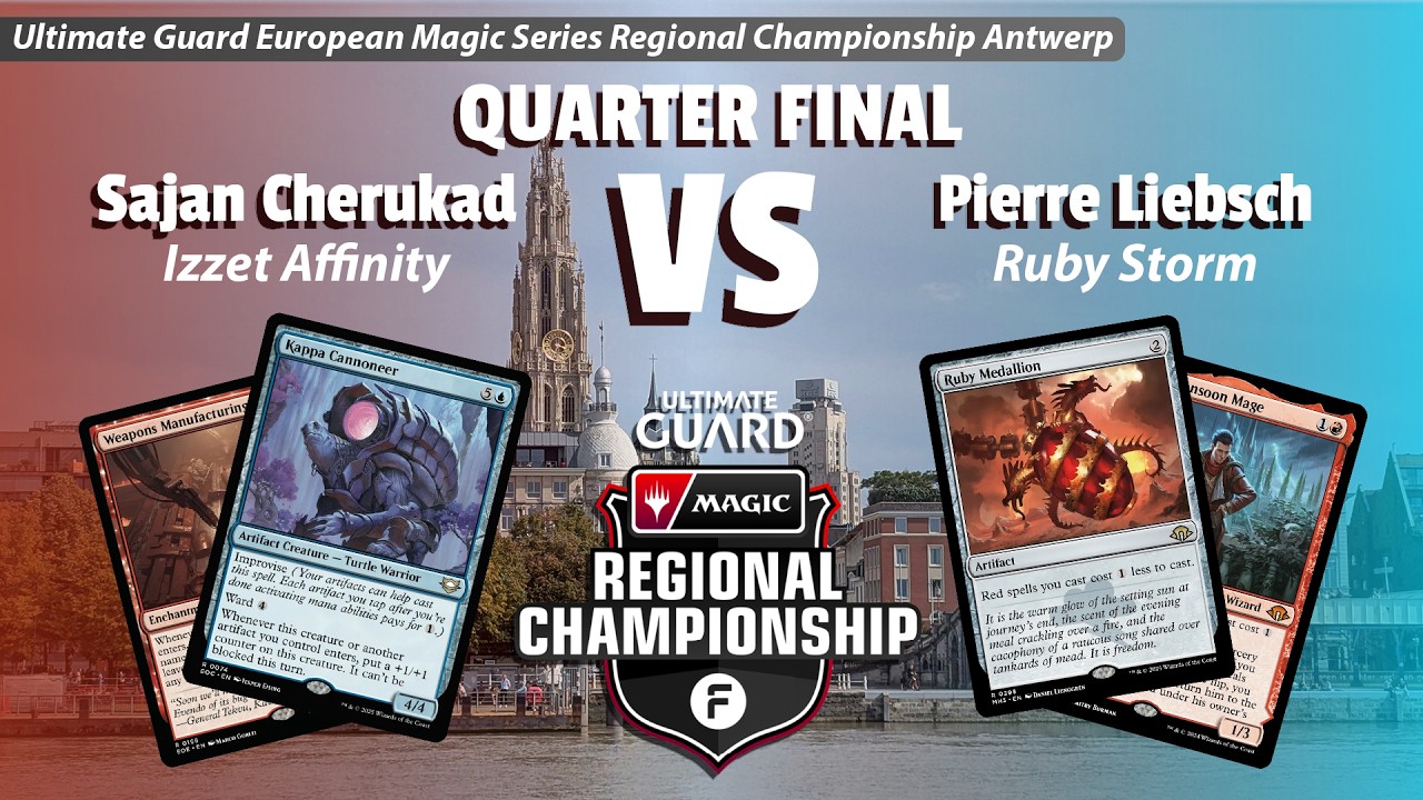 Magic Regional Championship Antwerp - Quarter Finals - Sajan Cherukad VS Pierre Liebsch