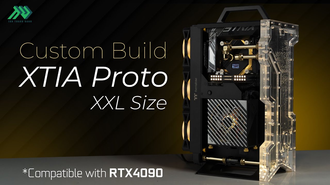 Custom ITX Case/ Watercooling : Asus ROG Z790-I/ Intel Core I9 13900K/ ROG Stix RTX 4090
