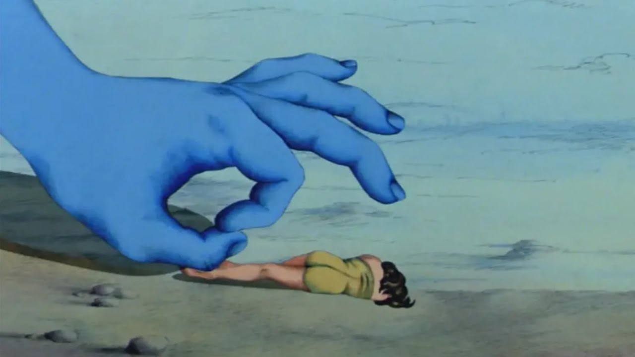 神秘外星人科技发达，人类只有他们手指那么大，被圈养起来做宠物