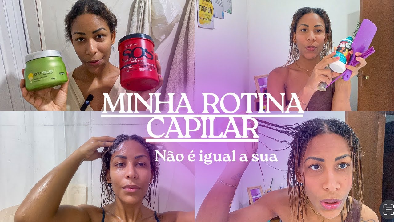 Minha ROTINA CAPILAR nada “NORMAL”