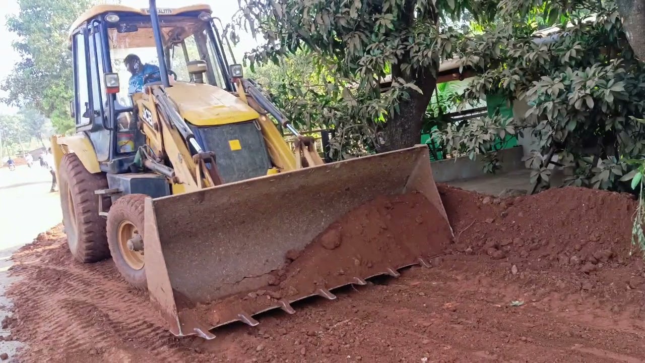 Excavator Loading Dump Truck on Hill Road | Heavy Machine Earthwor. Excavator vlogs 