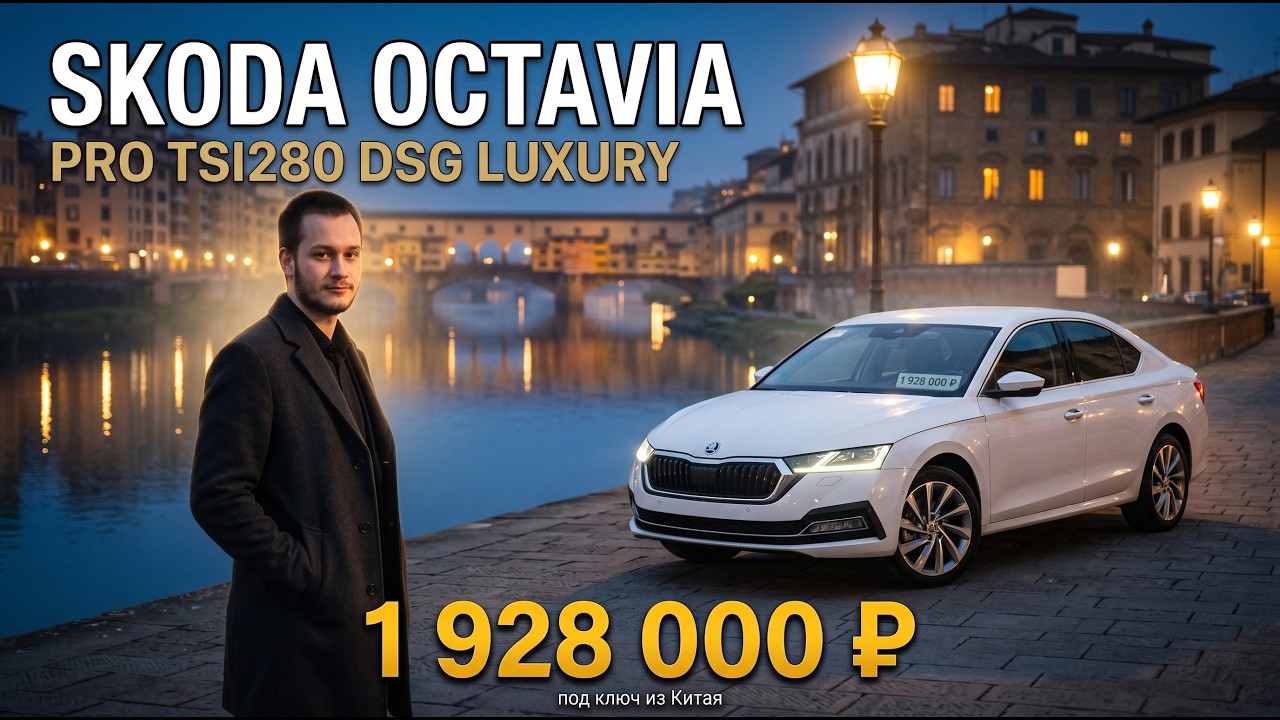 Skoda Oсtavia 2021 PRO TSI280 DSG Luxury Edition | 🔥ПРОСЧЕТ ЦЕНЫ «ПОД КЛЮЧ»