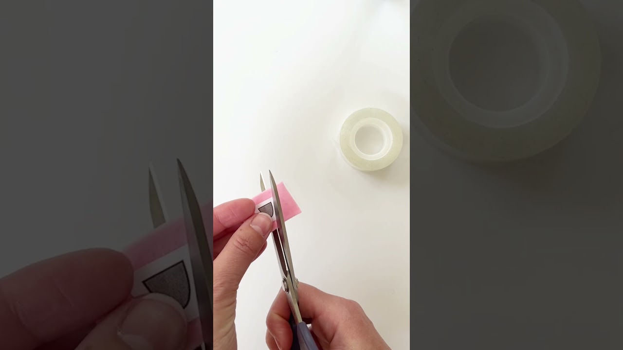 Learn how to cut felt using tape