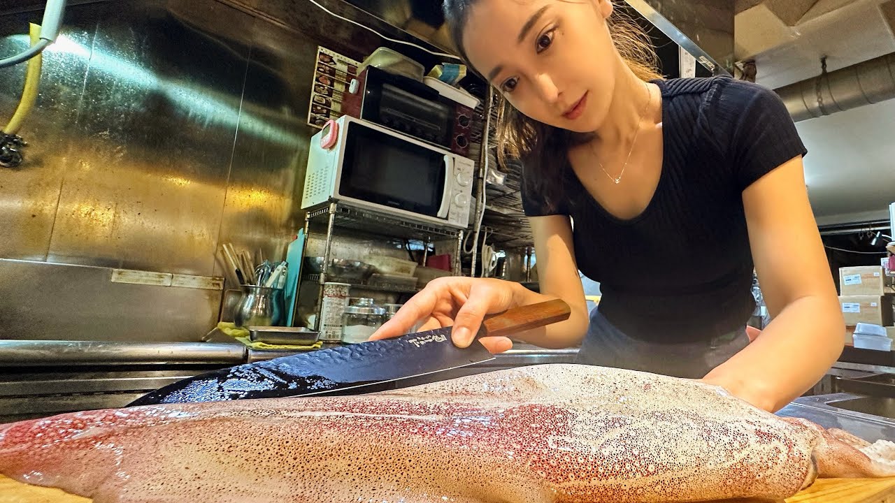 【特大】2段サイズのやりいかで、日本酒がすすむ究極の刺し盛りを作ります🍚【魚屋の森さん】