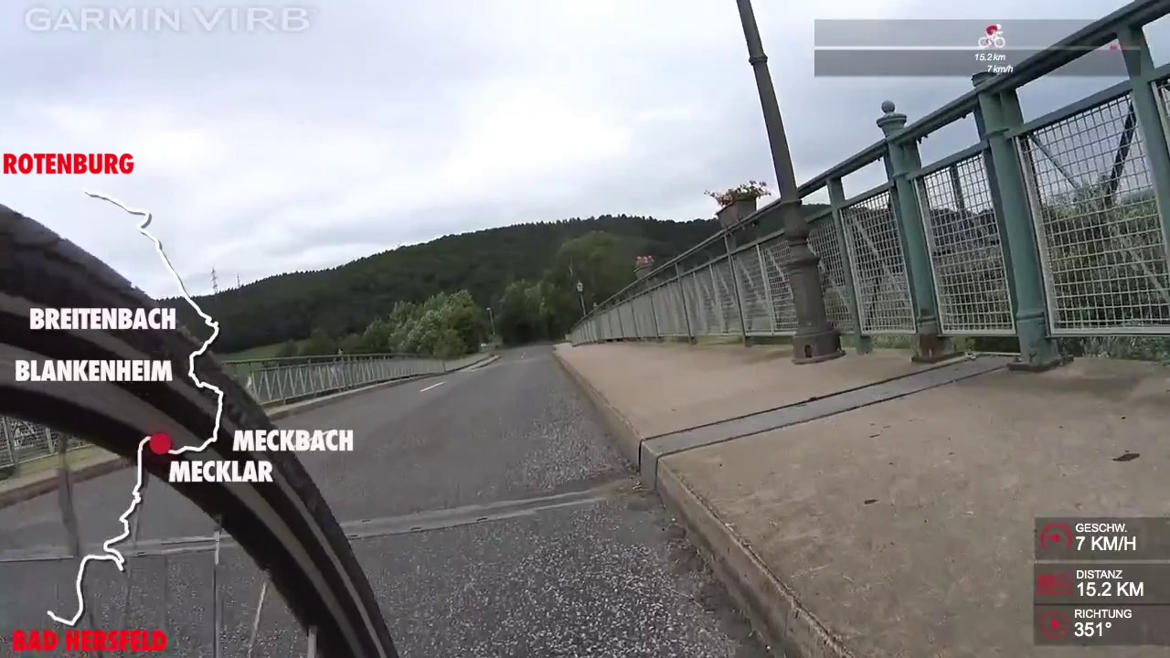 Radtour Fuldaradweg Hessen R1 von Rotenburg nach Bad Hersfeld (3/4)