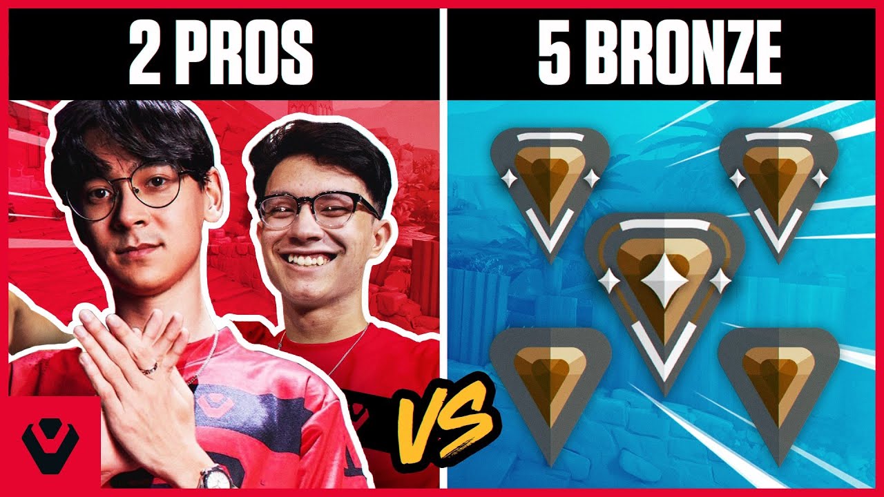 2 Pros vs. 5 Bronzes (TenZ & Zekken)