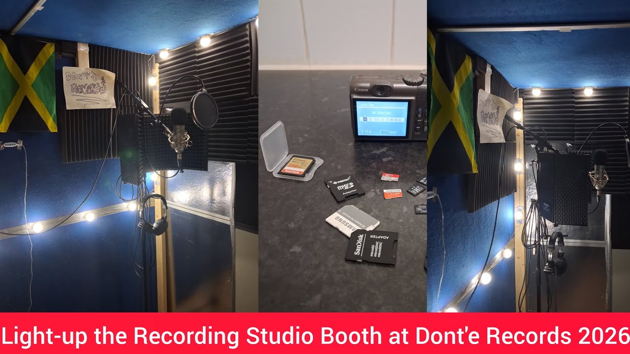 Light-up the Recording Studio Booth at Dont'e Records 2026 ❤️💛💚