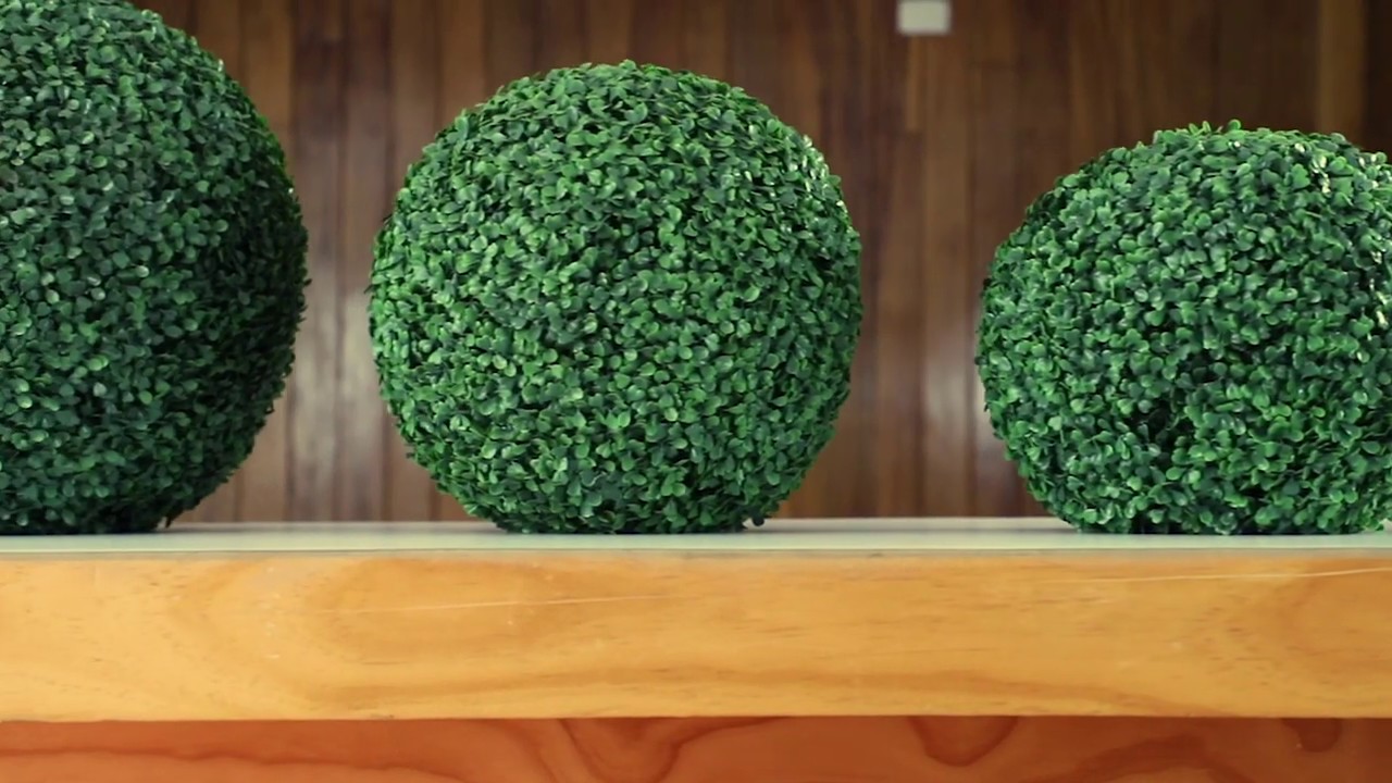 Decoraci&oacute;n con Bolas Boxwood