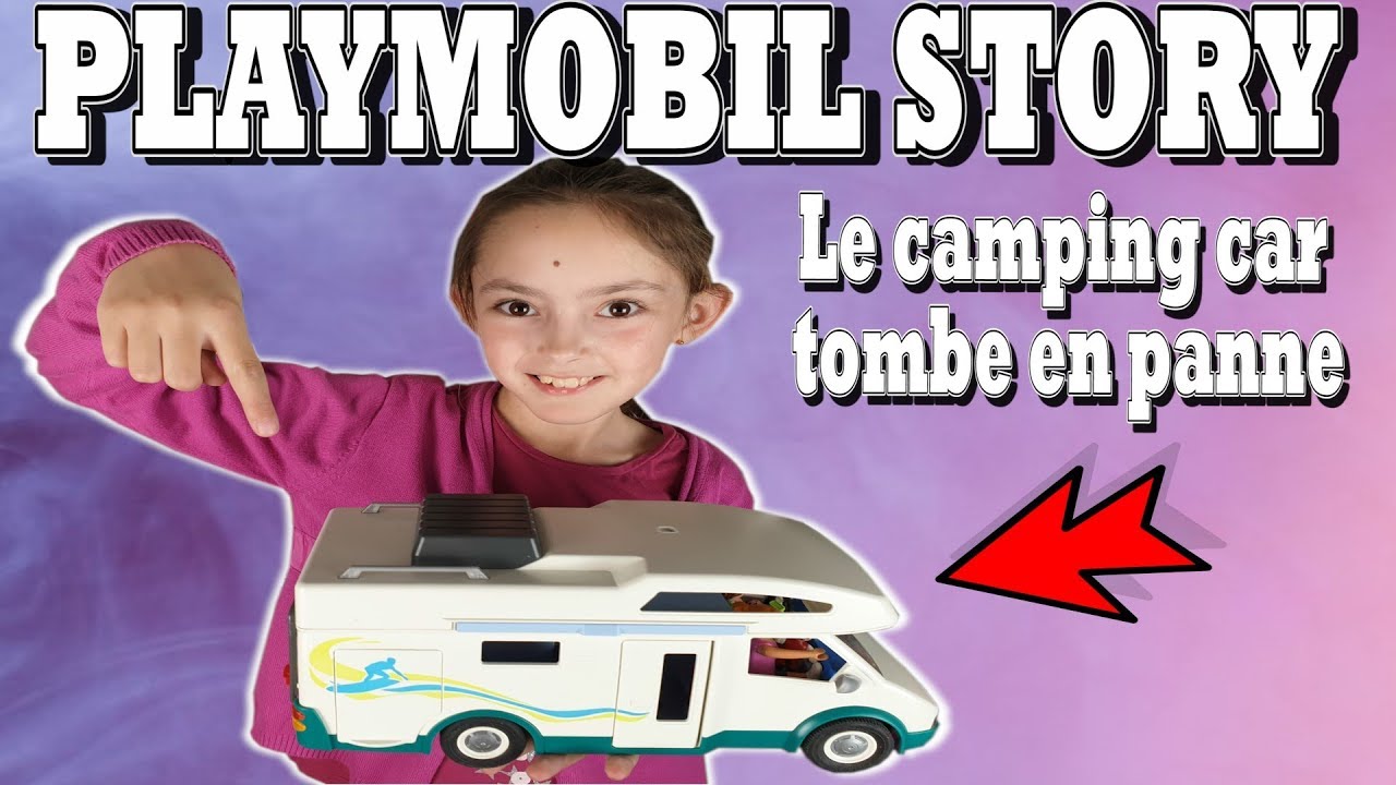 PLAYMOBIL STORY : Le camping car tombe en panne (EN AVANT LES HISTOIRES !) 6671