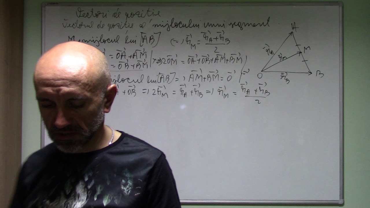 Vectori de pozitie clasa a 9-a