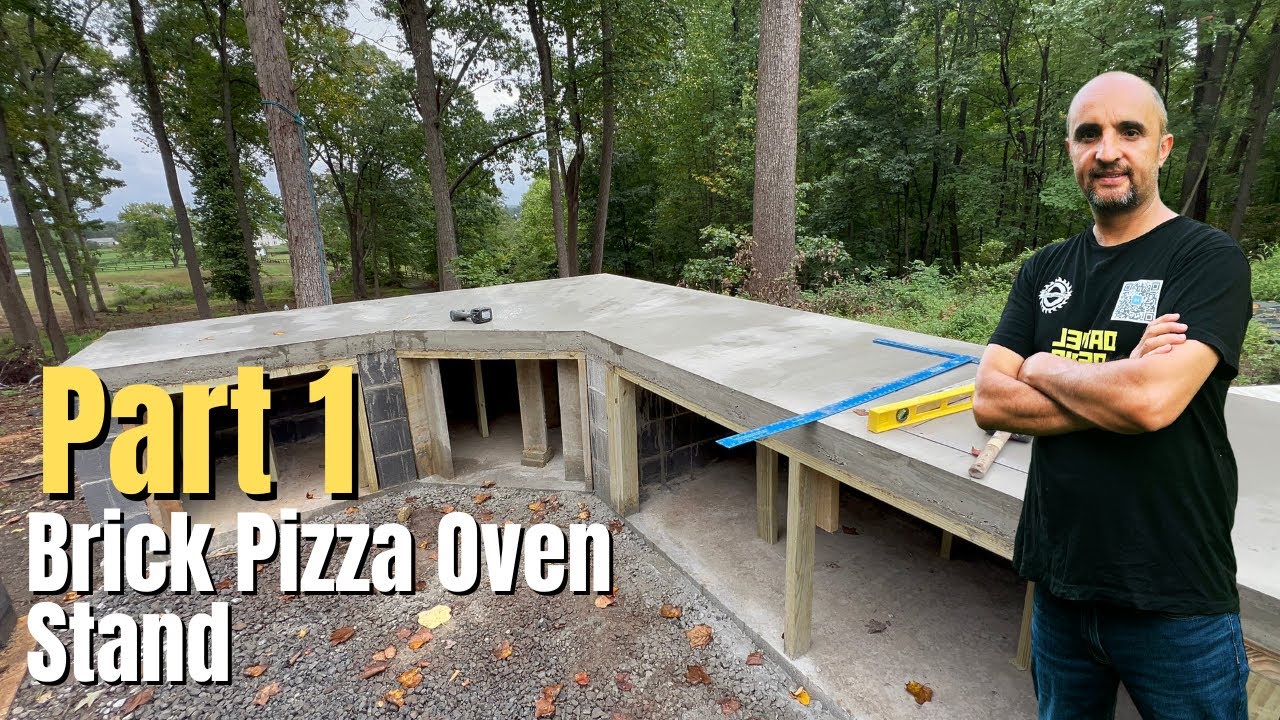 Part 1: Pizza Oven Stand / Outdoor Kitchen Counter/ The Fire Brick Co D105