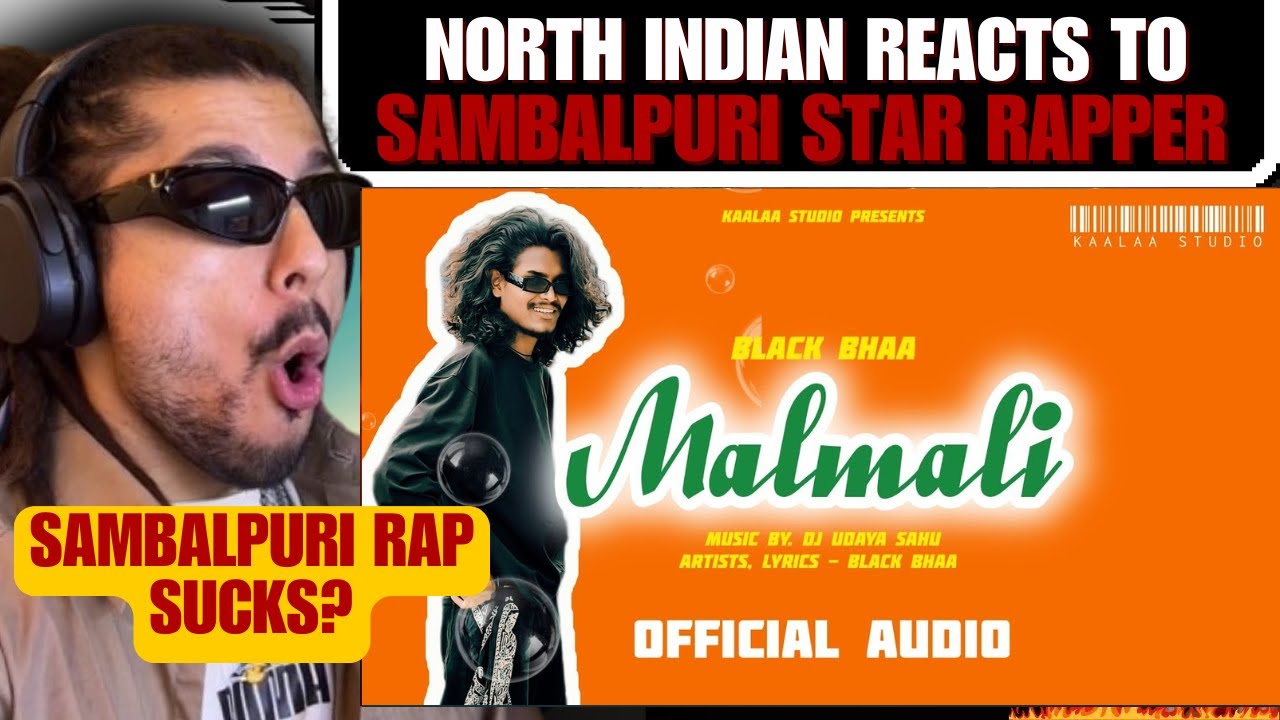 NORTH INDIAN REACTS to Black Bhaa - Malmali (Official Audio) Dj Udaya Sahu | Kaalaa Studio
