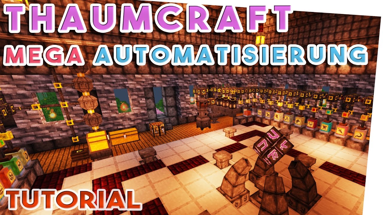 Thaumcraft Infusion Altar, Essentia System und Tiegel Automatisiert kombiniert- Tutorial German