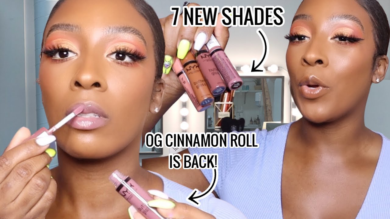NEW NYX BUTTER GLOSS SHADES |NYX BUTTER GLOSS REVIEW + SWATCHES