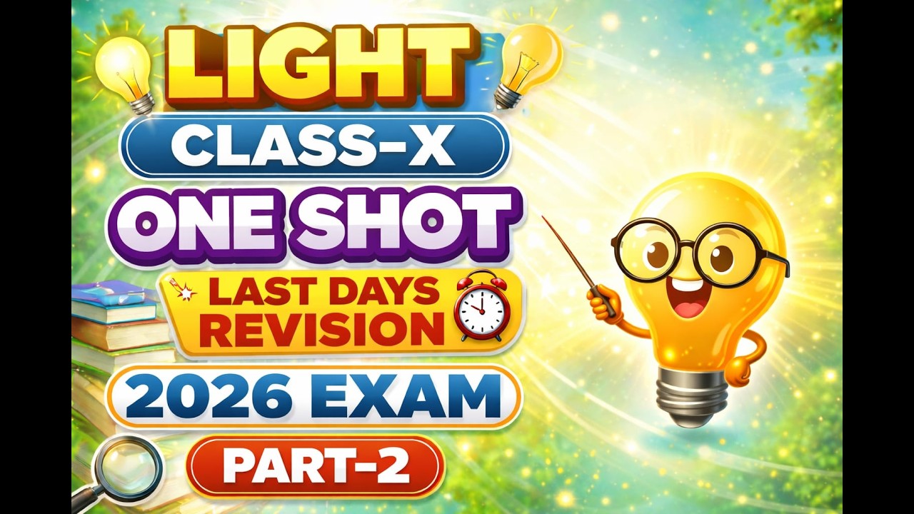 Light Reflection & Refraction | Class 10 Science | Light Part 2 / one shot