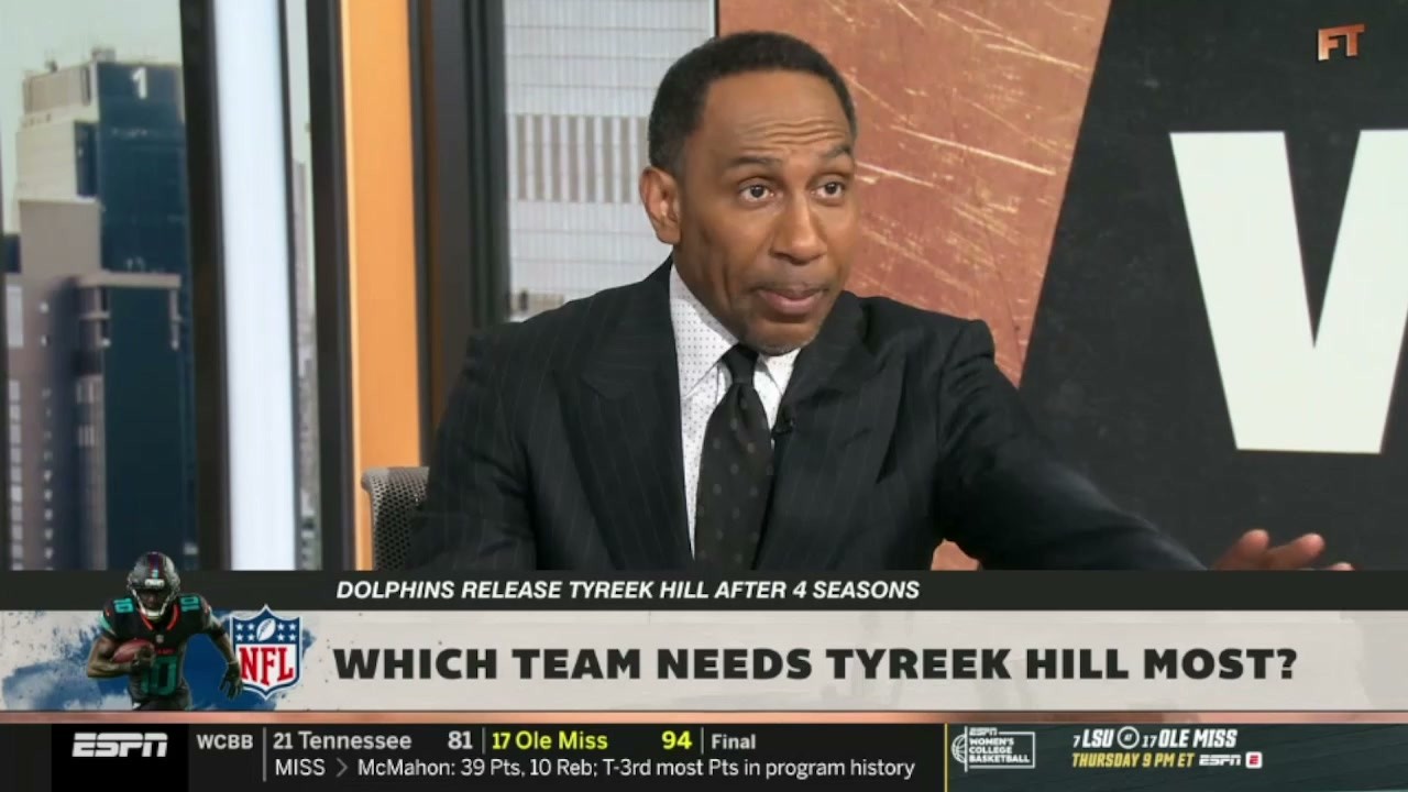 Stephen A. Smith discusses a potential Kansas City Chiefs reunion with Tyreek Hill | FIRST TAKE