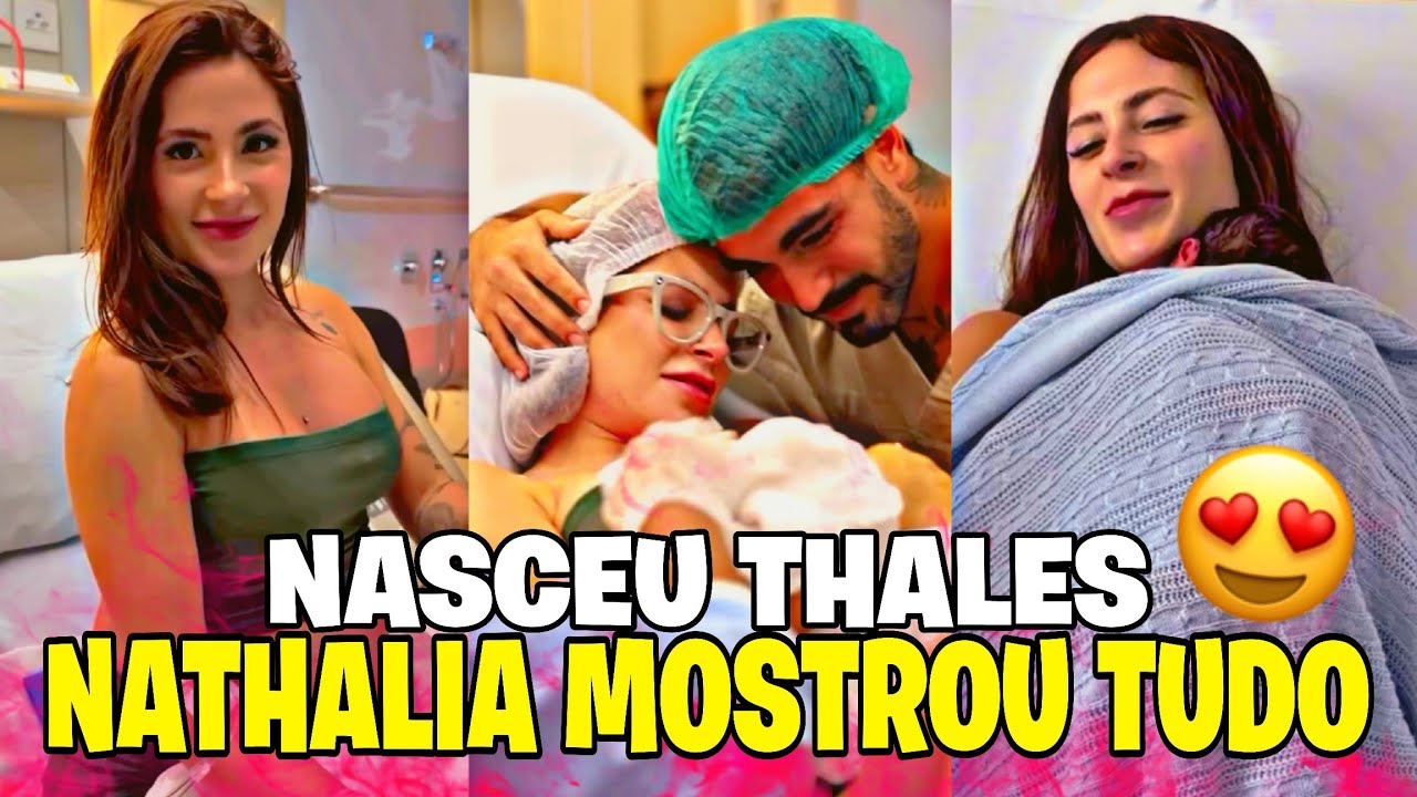 Nathalia Valente Mostra O Thales que Nasceu Hoje 