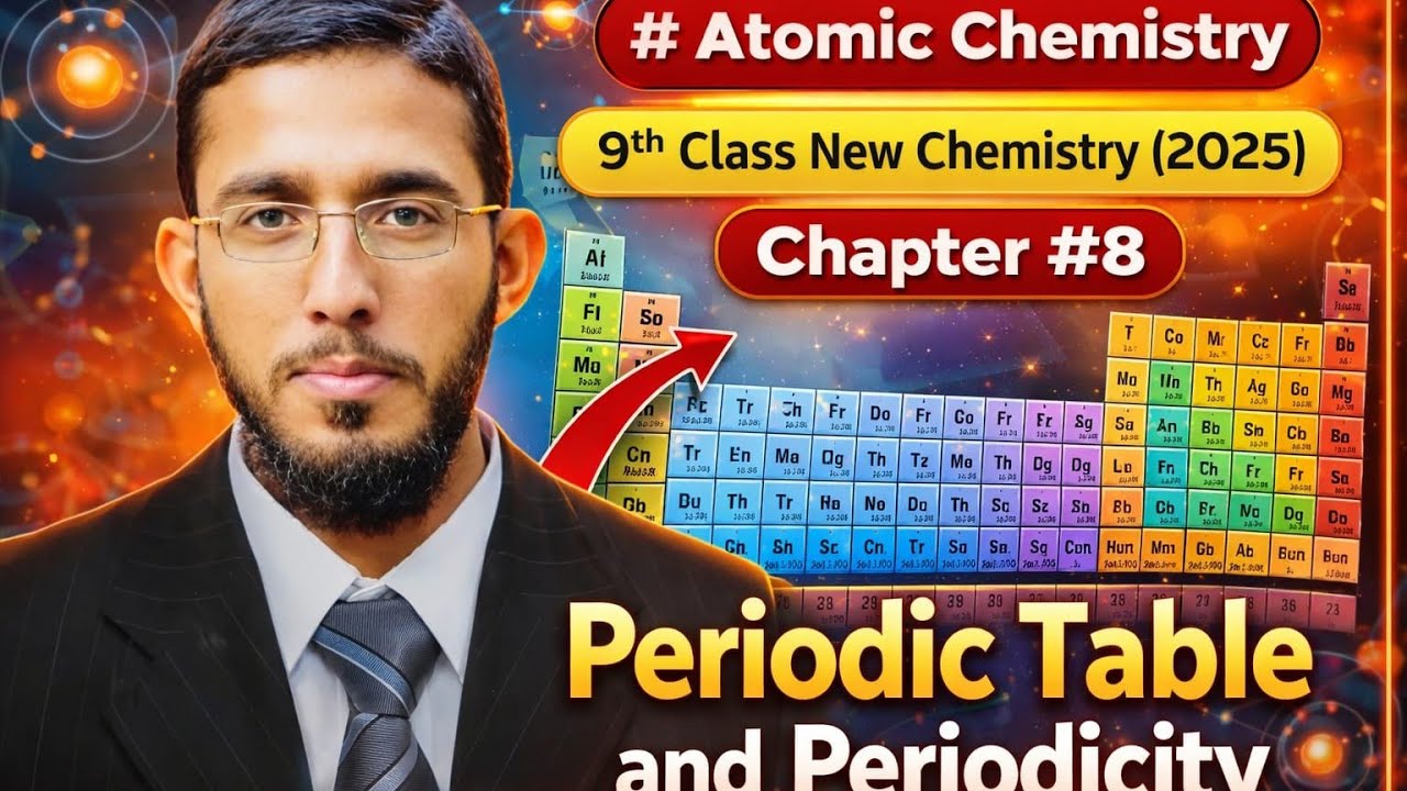 Class 9th Chemistry New Book | Chap 08 | Periodic Table And Periodicity 