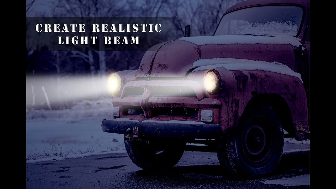 How to Create Realistic Car Light Beam in Photoshop
