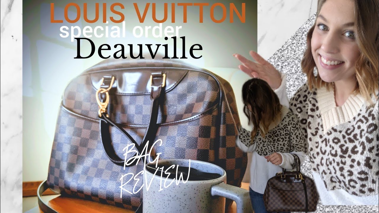 Louis Vuitton, De Deauville bag review update #louisvuitton #bagreview
