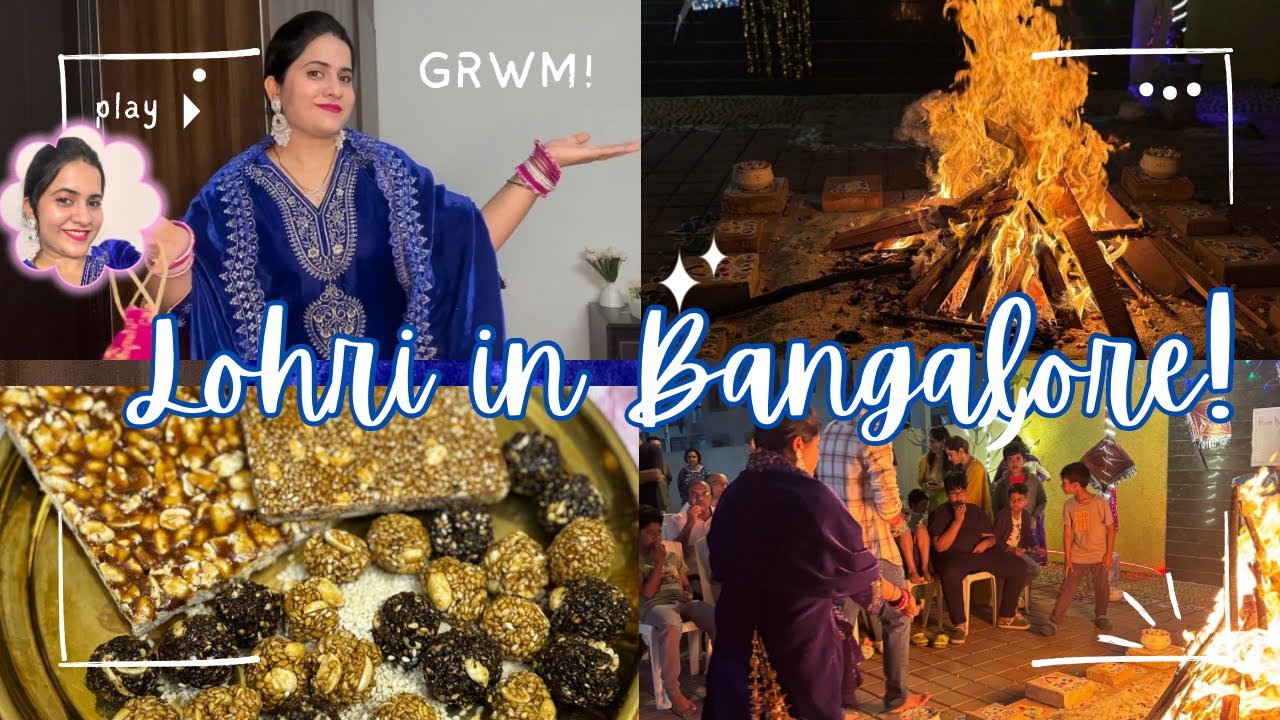 Bangalore's Lohri🔥2025– You Won't Believe This! | GRWM