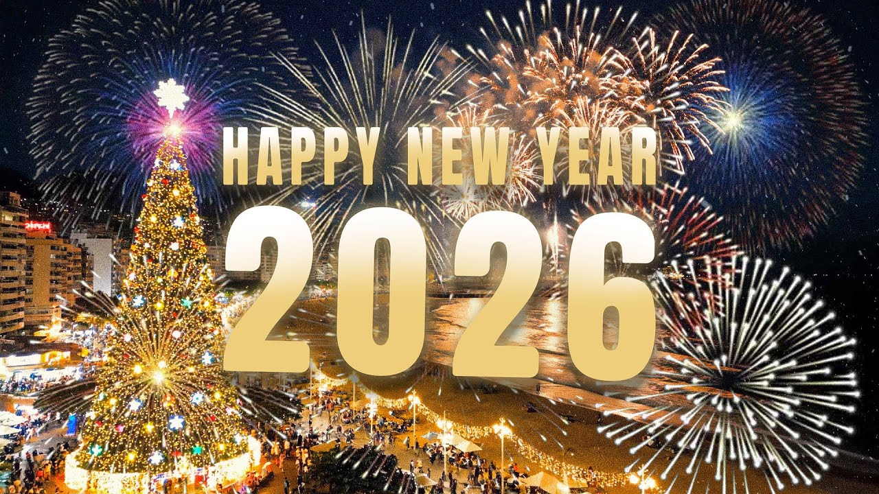 🎇 2026년 새해 복 많이 받으세요 4K | 불꽃놀이, 새해 소망, 그리고 아름다운 문구가 담긴 멋진 축하 영상